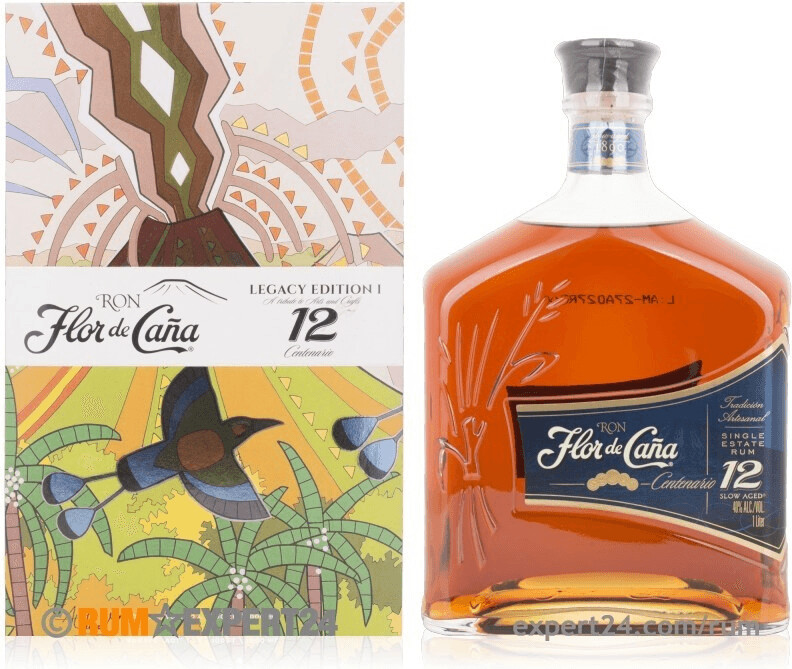 Flor de Caña Centenario 12 ans Legacy Edition 1 L 40 %