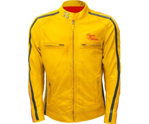 Rusty Stitches Billy Motorrad Lederjacke Gelb XXL