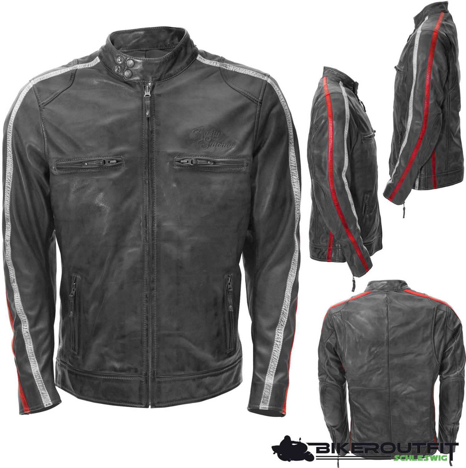 Rusty Stitches Blouson Billy gris
