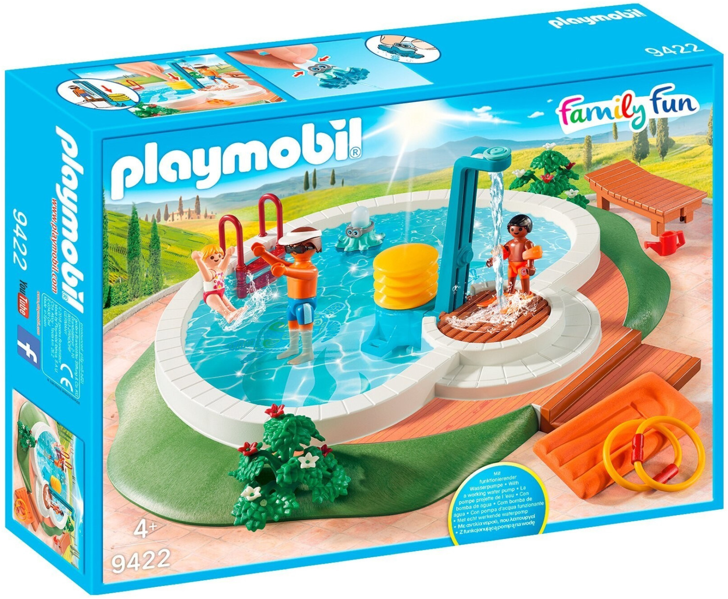 Soldes Playmobil Piscine avec douche (9422) 2024 au meilleur prix