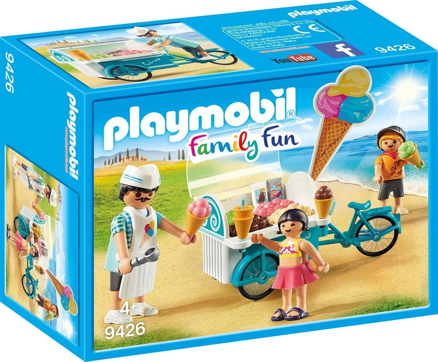 Photos - Toy Car Playmobil Family Fun - Ice Cream Cart  (9426)