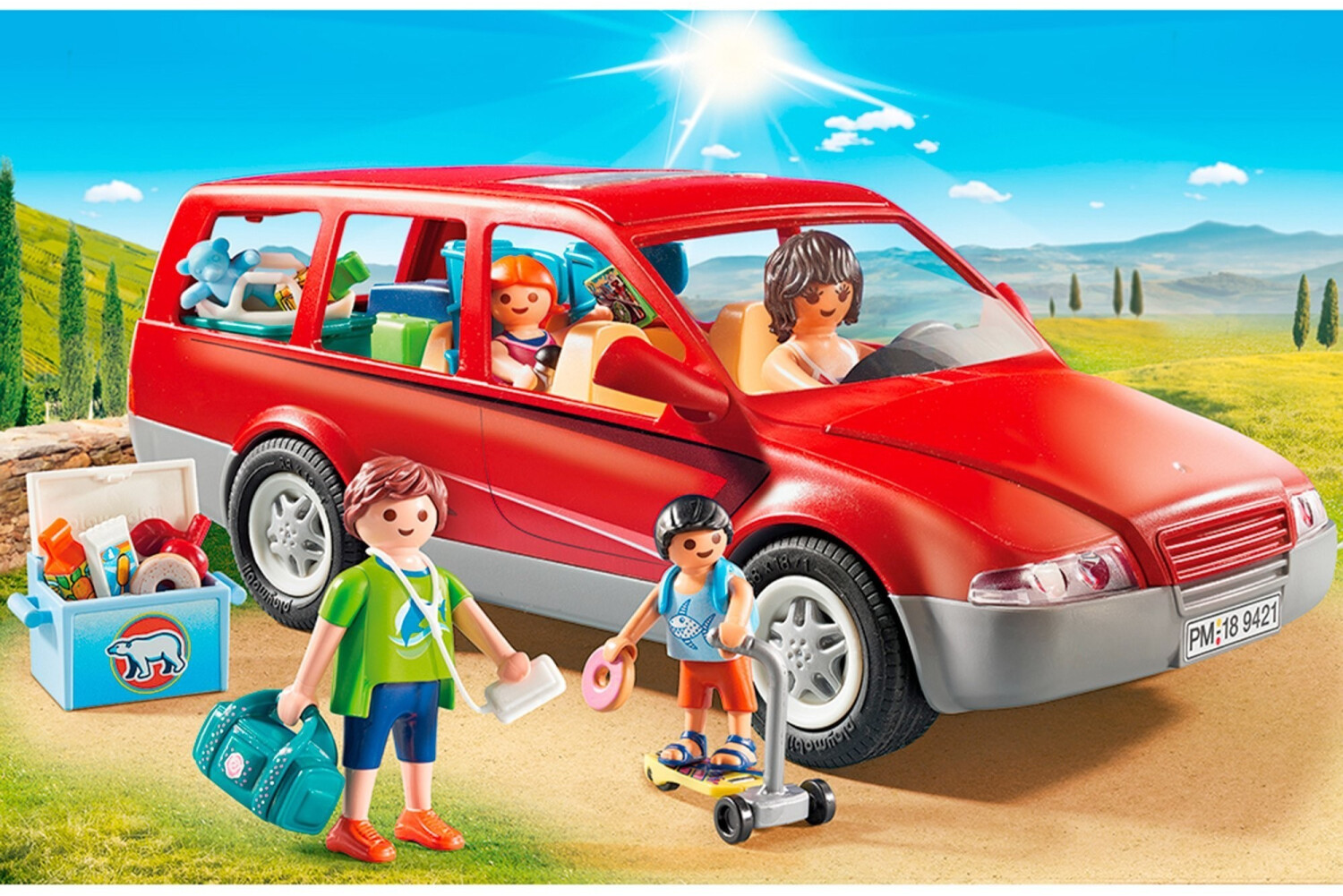 Soldes Playmobil Famille avec voiture (9421) 2024 au meilleur prix sur