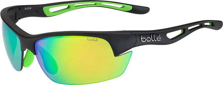 Bollé Bolt S 12418 (matte black-green rubber/brown emerald)