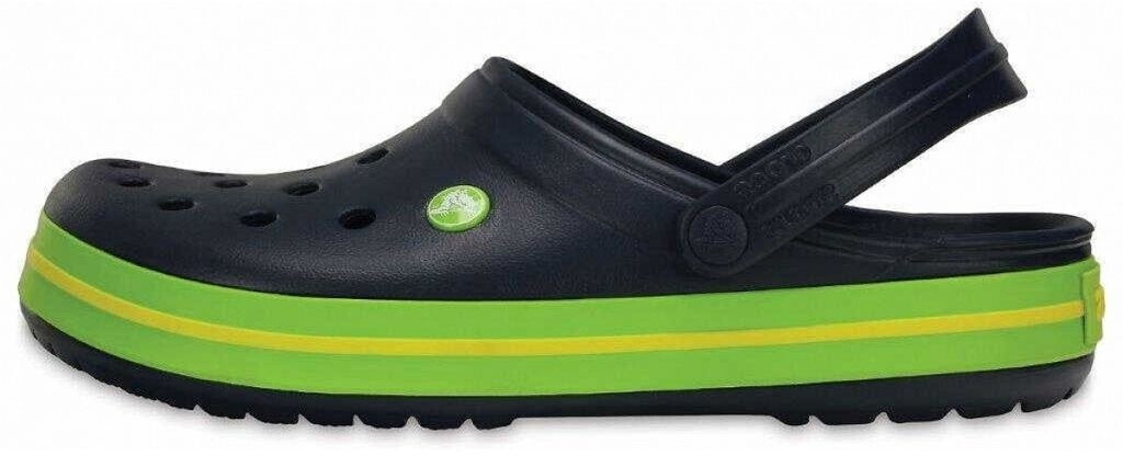 Crocs navy 2025 volt green
