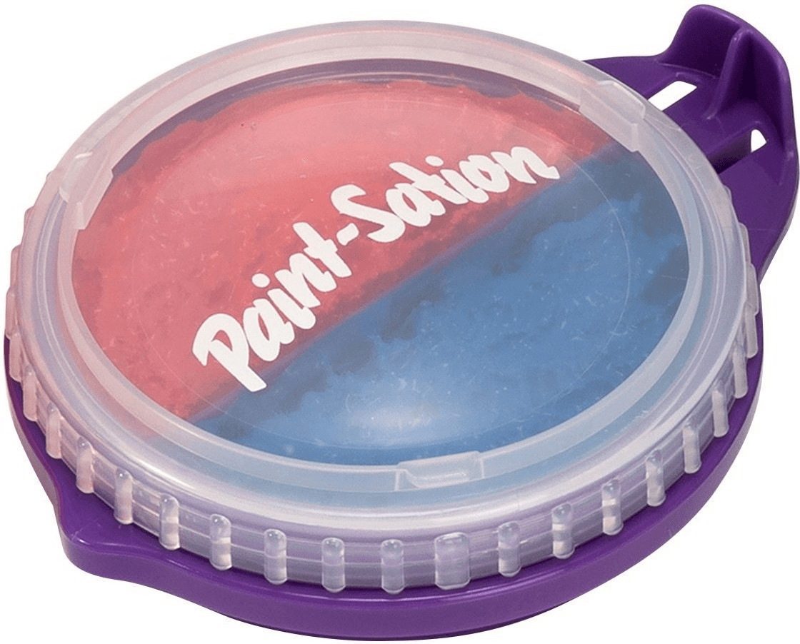 Golden Bear Paint-Sation pot de peinture 2 in 1 rouge et bleu
