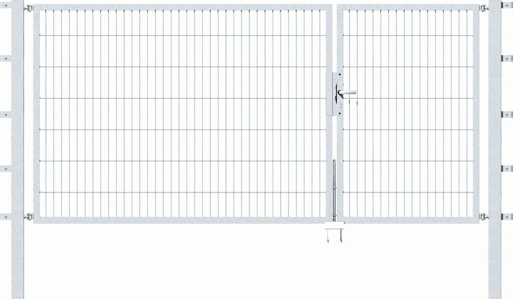 Alberts Flexo 100+200 x 140 cm 6/5/6 Rahmen 40x40 inkl. Pfosten 8 x 8 cm feuerverzinkt