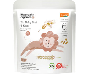 Lowenzahn Organics Baby Brei 4 Korn Nach Dem 6 Monat 150g Ab 3