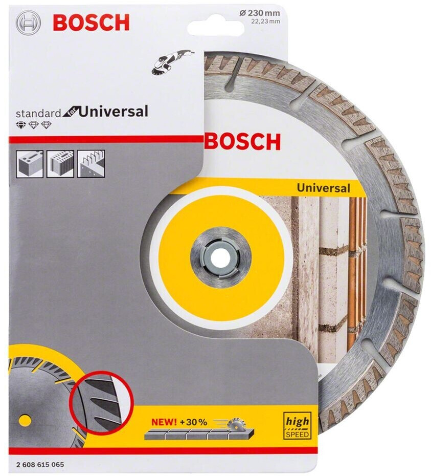 lot 2 disques diamant UNIVERSAL béton 125 + 230 mm - 06159975H9 Bosch 