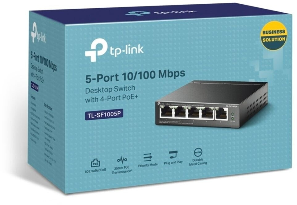 TP-Link 5-Port FE PoE Switch (TL-SF1005P) ab 26,99 ...