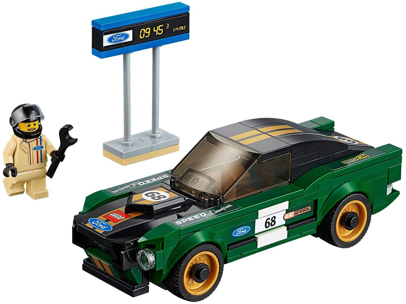 Buy LEGO Speed Champions 1968 Ford Mustang Fastback 75884 from