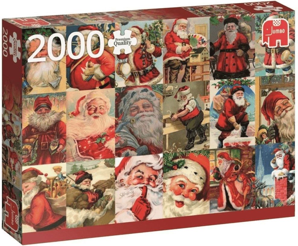 Jumbo Pères Noël Vintage (2000 pièces)