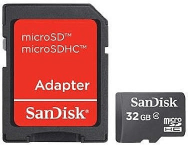 SanDisk Class4 microSDHC 32 Go (SDSDQM-032G-B35)