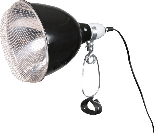 Trixie Lampe réflecteur à pince avec grille de sécurité