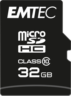Emtec microSDHC Class 10 Classic - 32 Go (ECMSDM32GHC10CG)