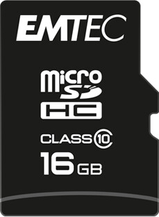 Emtec microSDHC Class 10 Classic - 16 Go (ECMSDM16GHC10CG)