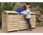 Holz-Mülltonnenbox (2024) idealo | kaufen bei Günstig Preisvergleich