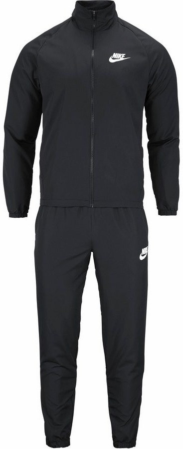 Nike Sportswear Woven Basic Tracksuit black/white