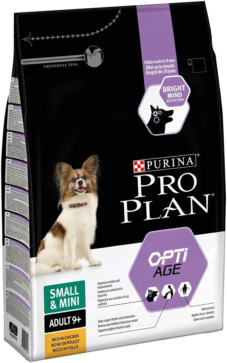 Purina Pro Plan OptiAge Small & Mini Adult 9+ poulet (3 kg)