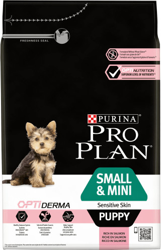 Purina Pro Plan OptiDerma Small & Mini Puppy Sensitive skin saumon (700 g)