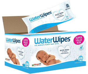 Comprar Toallitas bebé waterwipes biodegradable Pack 4 unidades de 60  toallitas WaterWipes