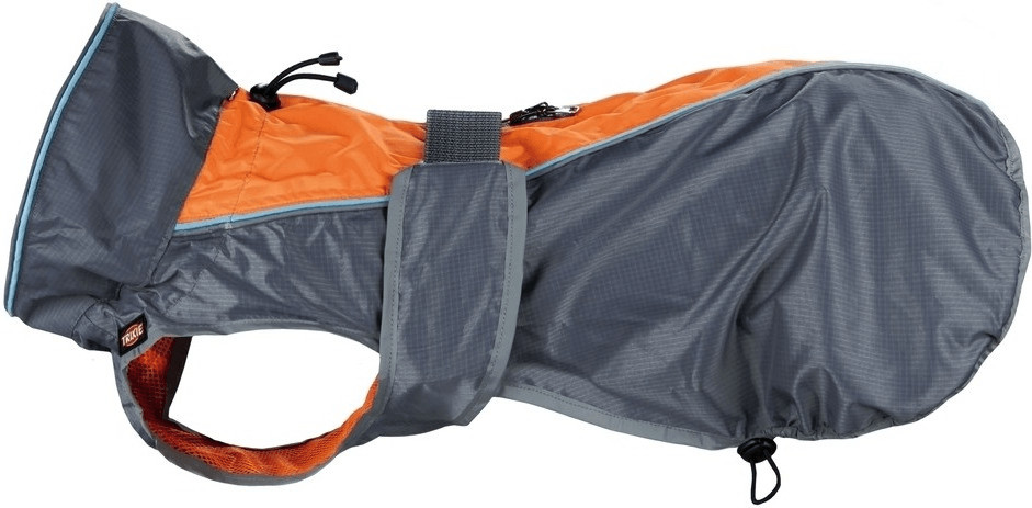 Trixie Solid Raincoat S 40 cm Grey/Orange