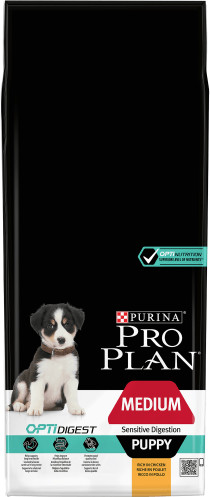 Purina Pro Plan OptiDigest Medium Puppy Sensitive digestion poulet (3 kg)