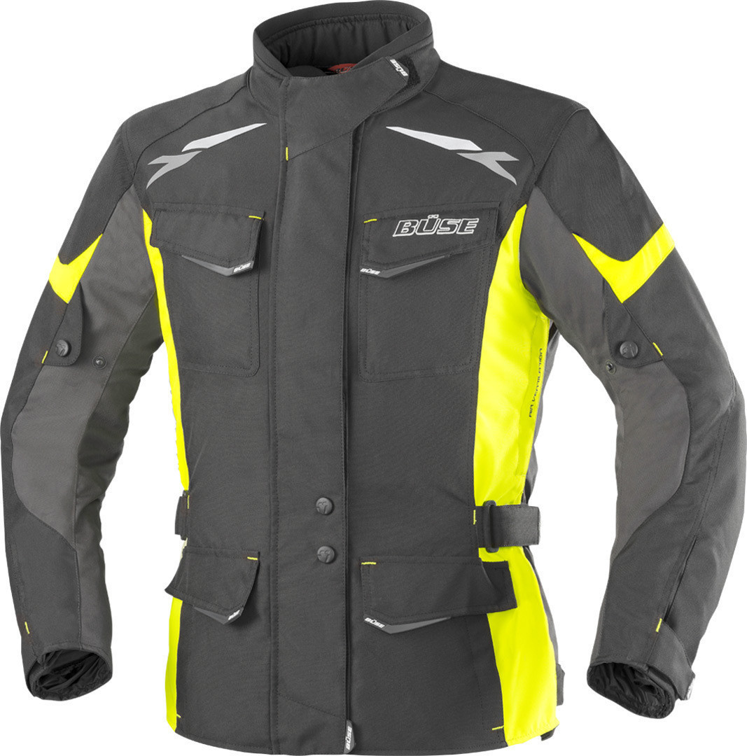 Büse Veste Lago II femme noir/jaune