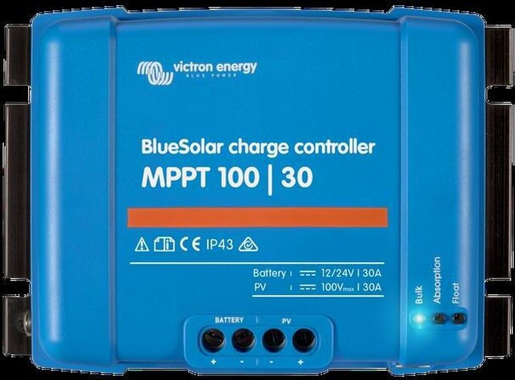 thumbnail image 2 of Victron Energy BlueSolar PWM Charge Controller 12/24V 30A - Solar Battery Charger With Load Output 2 of 5