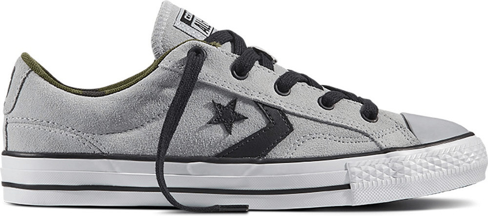 Converse Star Player Camo Suede wolf grey/black/white