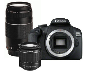 Soldes Canon EOS 2000D Kit 18-55mm DC III 2024 au meilleur prix