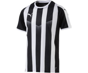 black and white striped football shirt