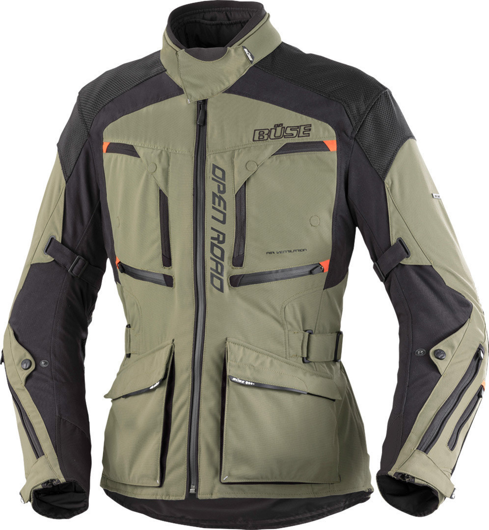 Büse Veste Open Road Evo femme vert/noir