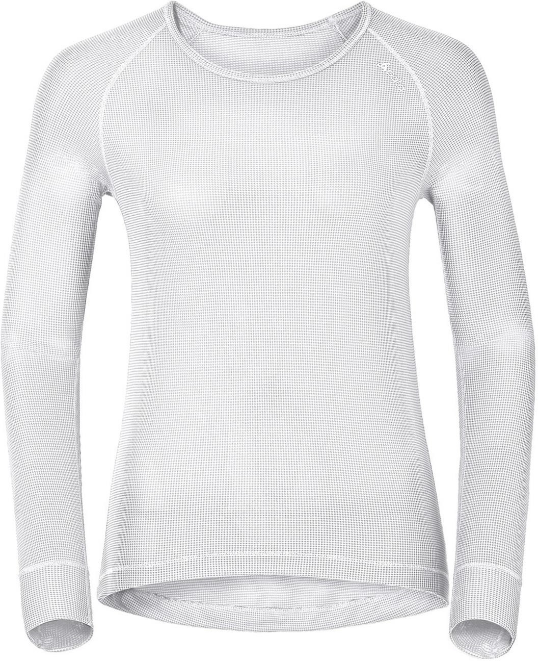 Odlo Shirt l/s Crew Neck Cubic Women (140051) white/snow white
