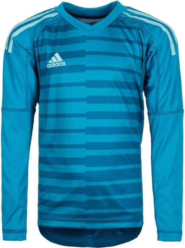 Adidas AdiPro 18 Goalkeeper Jersey Youth bold aqua/unity blue/energy blue au meilleur prix sur 