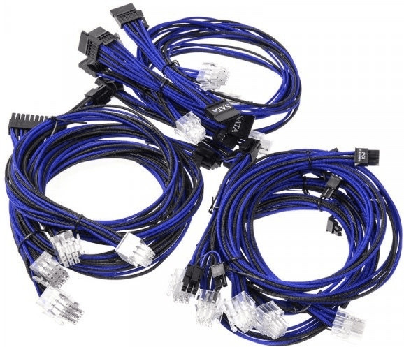SuperFlower Flower Sleeve Cable Kit (SF-1000CS-BKBL)