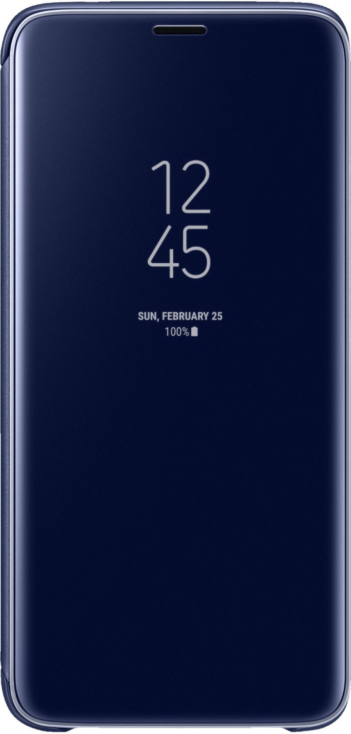 Samsung Étui Clear View (Galaxy S9) bleu
