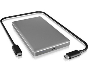 ICY BOX Externes USB-C Gehäuse für 2,5 Zoll HDD/SSD USB 3.1 Gen 2, 10 Gbit/s 