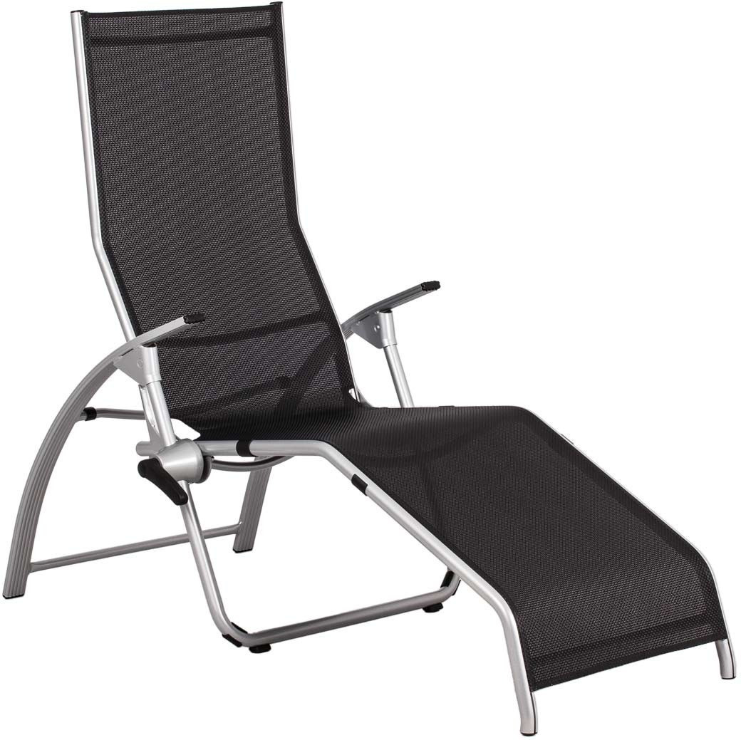 Kettler Tampa Bäderliege Aluminium/Batyline silber/schwarz (01710040