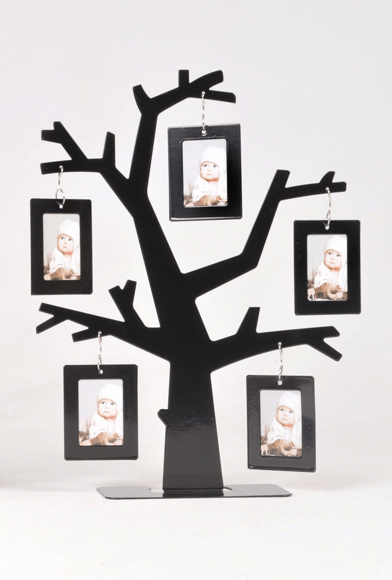 CPI Arbre 5 cadres photos noir