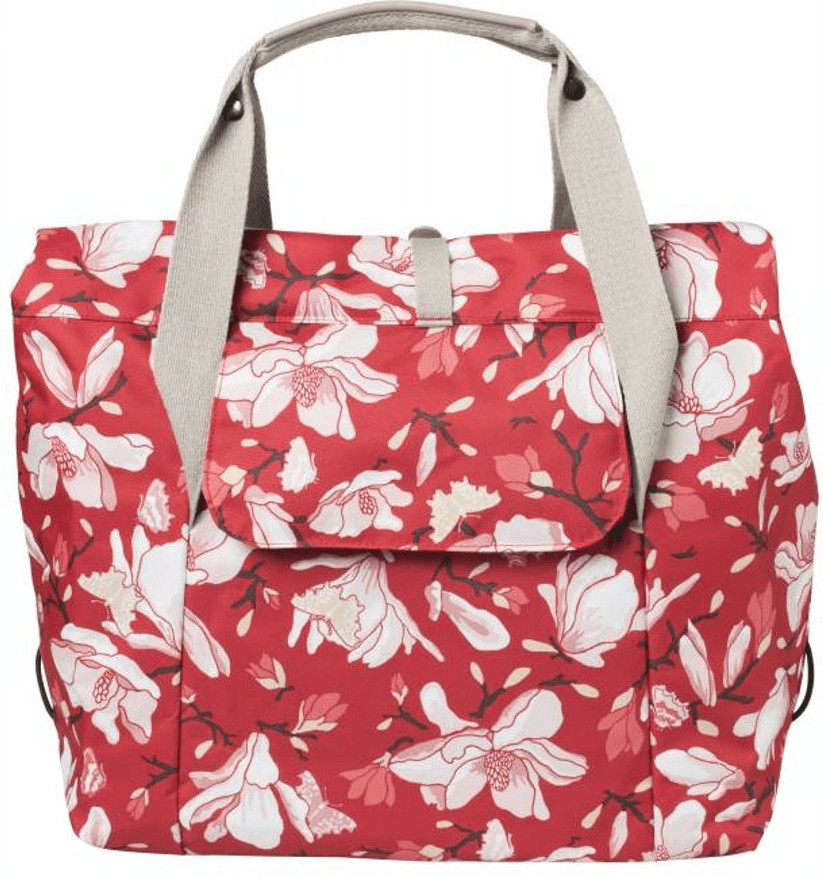 Basil Magnolia Shopper poppy red