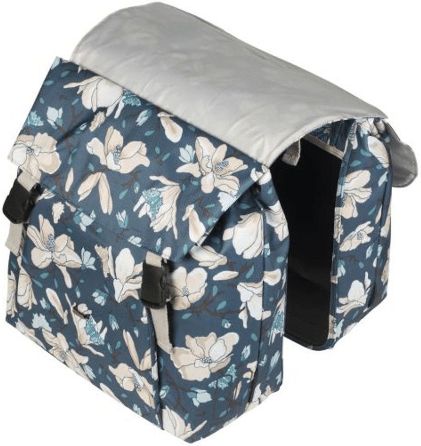 Basil Magnolia Double Bag teal blue