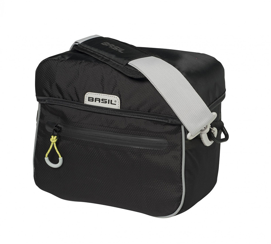 Basil Miles Handlebarbag (black lime)