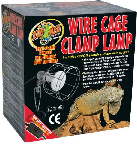 Zoo Med Wire Cage Clamp Lamp