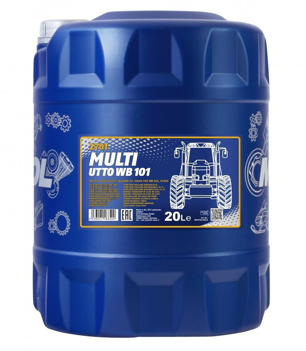 Mannol Multi UTTO WB 101 API Gl-4 (20 l)
