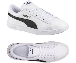 puma smash v2 l black white