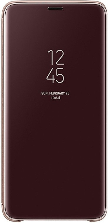 Samsung Clear View Standing Cover (Galaxy S9+) gold