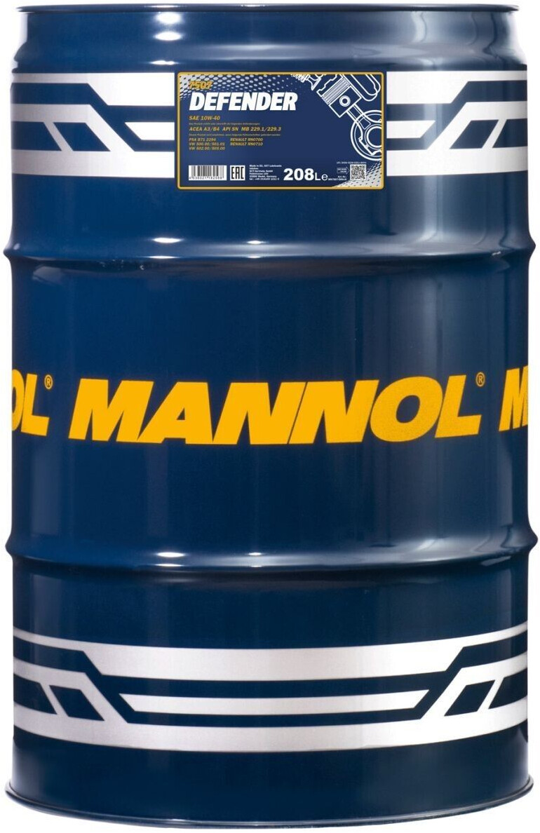 Mannol Defender 10W-40 (208 l)