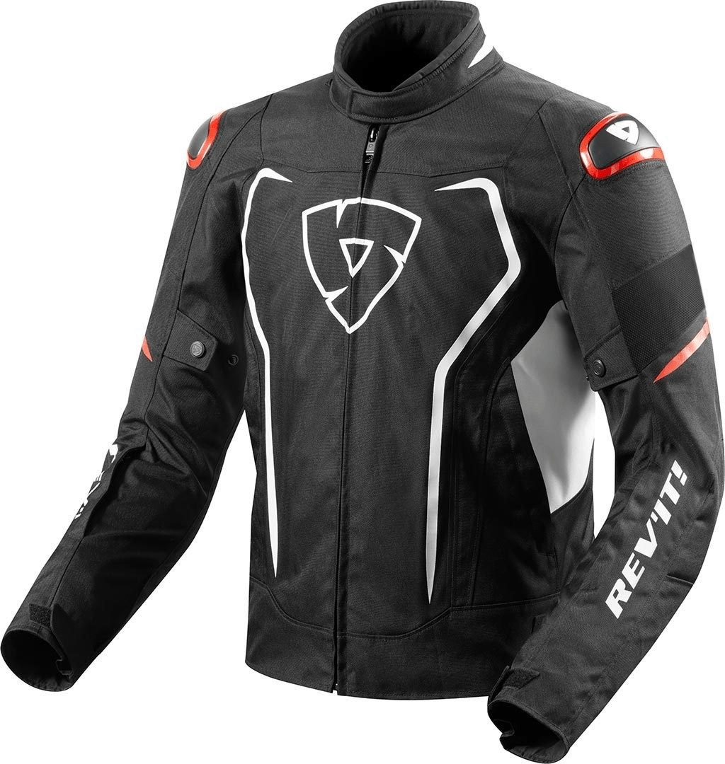 REV'IT! Blouson Vertex H20 noir/rouge