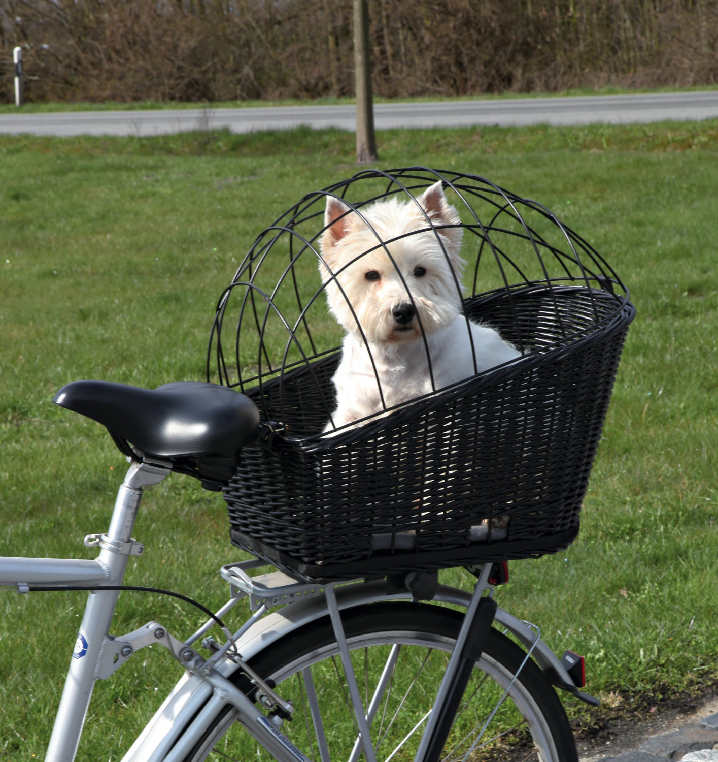Trixie Panier vélo pour chien black Trixie Panier vélo pour chien black