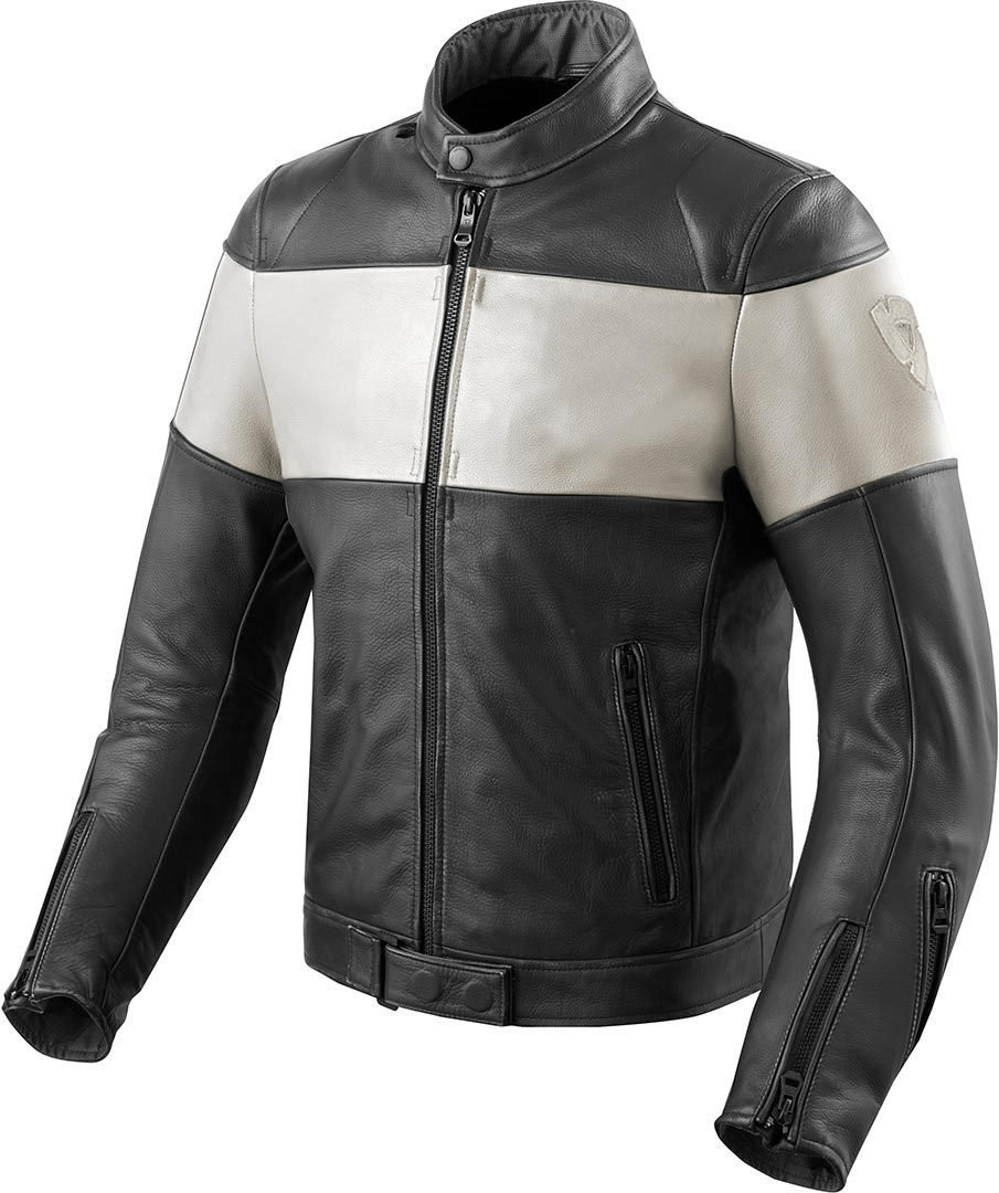 REV'IT! Blouson Nova Vintage noir/blanc